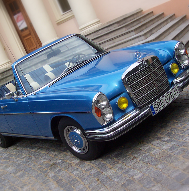 Mercedes W110 - auto do ślubu